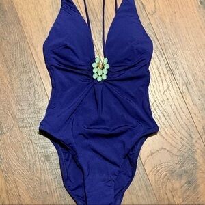 𝅺TRINA TURK royal blue swimsuit. Size 0